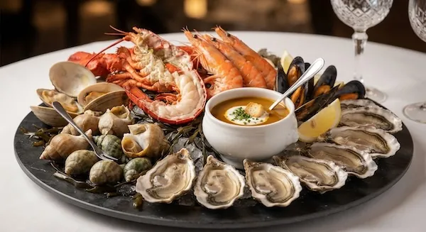 Assiette de fruits de mer